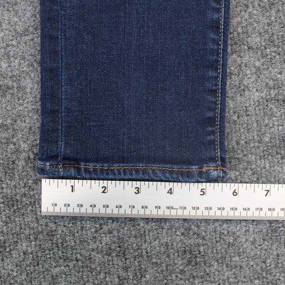7 For All Mankind Josefina Dark Wash Skinny Jeans Womens Size 24 - Picture 8 of 12